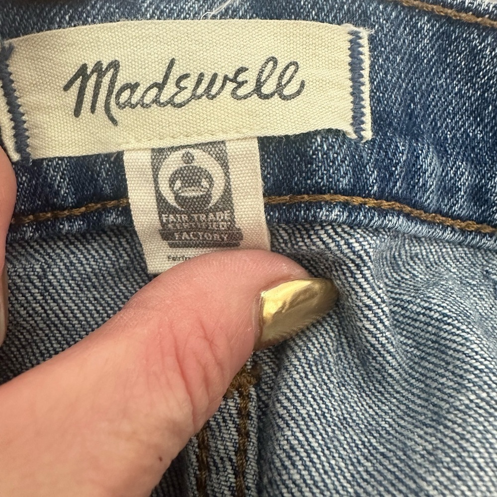 Madewell The Perfect Vintage Jean 28T Tall High Rise Straight Leg Denim - Picture 2 of 10